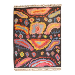 Early 21st Century Contemporary Tulu Shag Rug - 5'11" x 8' For Sale