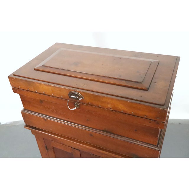 Late 19th Century Victorian Pine Tool Cabinet For Sale - Image 4 of 16
