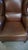 Large English Dark Brown Smooth Cow Leather Chesterfield Wing Chair For Sale - Image 6 of 14