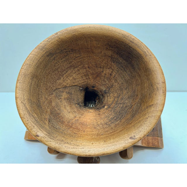 Brown Antique French Wooden Coffee Grinder, 1873 For Sale - Image 8 of 13