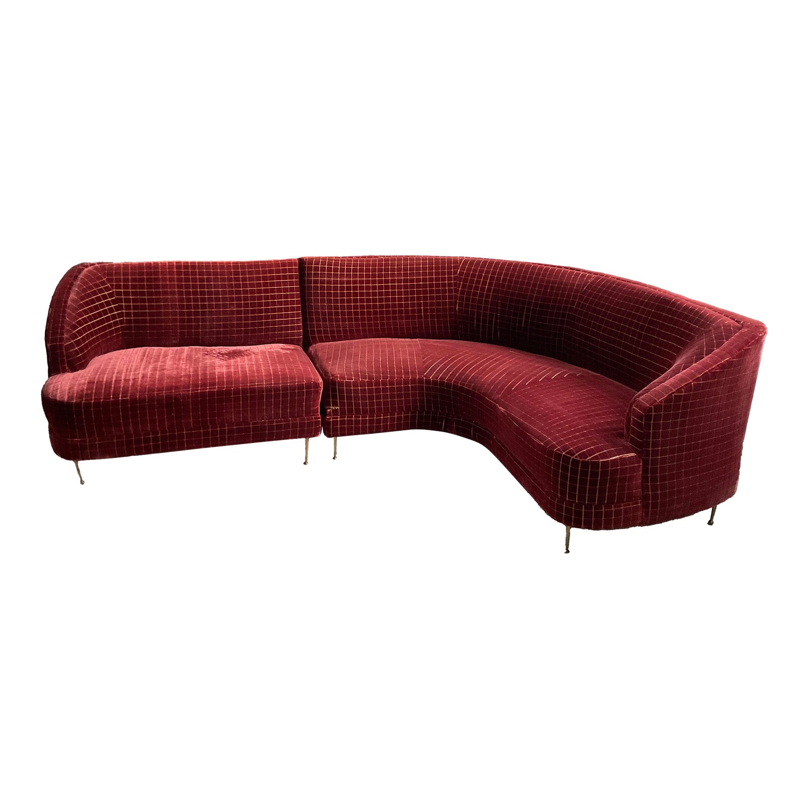 TwoPiece Sectional Sofa, 1960s Chairish