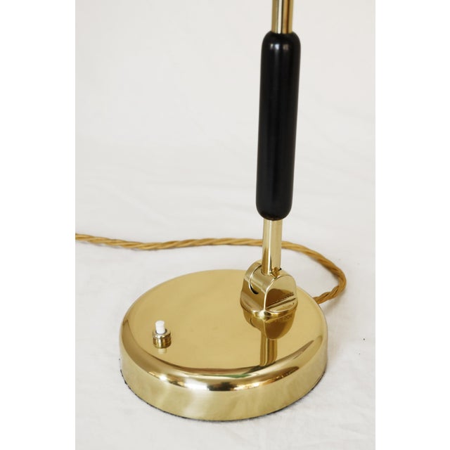 Brass and Glass Office Lamp, 1920s For Sale - Image 13 of 15