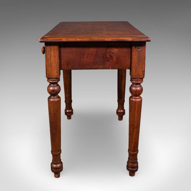 Small Antique Candlemaker's Table, English Scholar's Desk, Side, Lamp, Victorian For Sale - Image 6 of 12