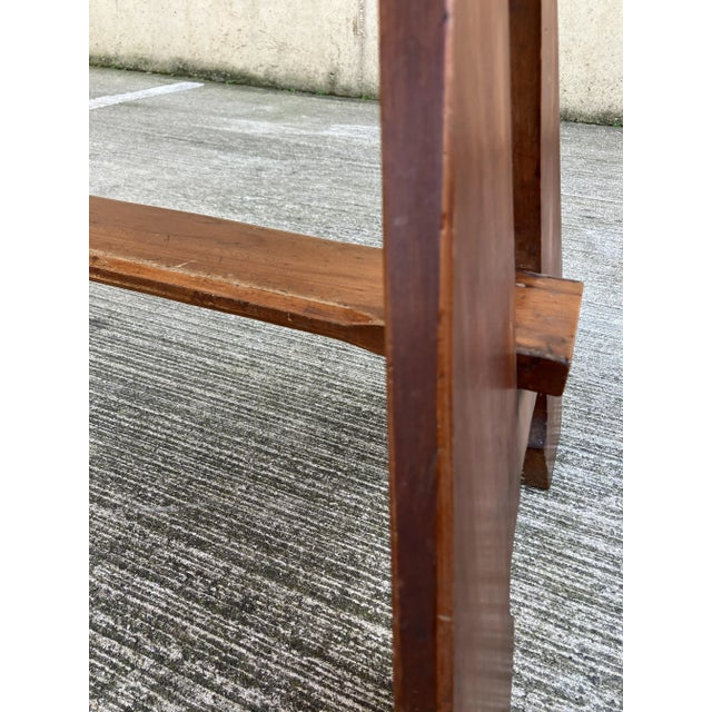 Brown Arts & Crafts English Console Table For Sale - Image 8 of 11