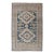 Blue Oushak Rug With Geometric Medallion Design 5' 5" X 8' 10" For Sale