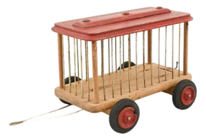 20th Century French Wooden Toy Car