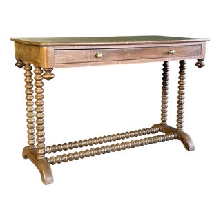 Bobbin Leg Console Table For Sale