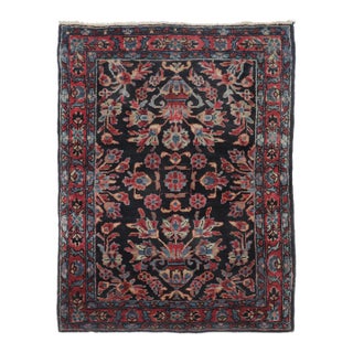 Antique Persian Sarouk Gift-Sized Rug With Floral Design by Rug & Kilim, 1920-1929 For Sale