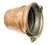 Vintage Hammered Copper Cachepot With Brass Swing Handle — Rustic European / English Country / Colonial Style For Sale - Image 9 of 13