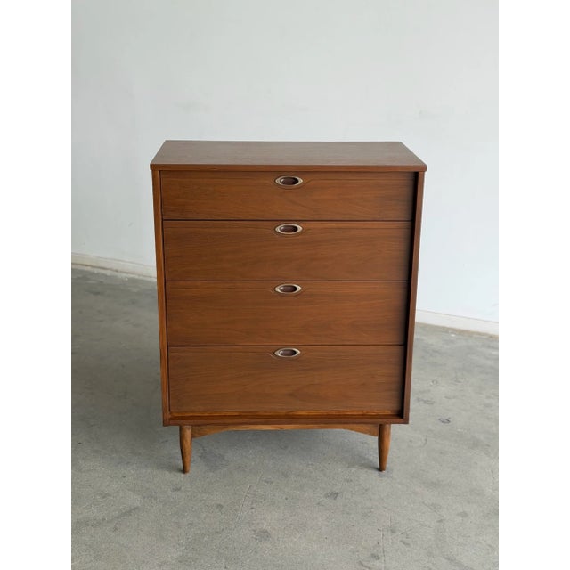 1960s Walnut Highboy Mainline by Hooker For Sale - Image 10 of 18