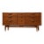 1960s Refinished 66” Lane Perception Walnut Dresser For Sale