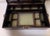 19th Century Anglo Indian Brass Strapped Rosewood Campaign Vanity Dressing Box For Sale - Image 12 of 18