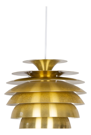Vintage Pendant Lamp by Bent Karlby for Lyfa, Denmark, 1970s