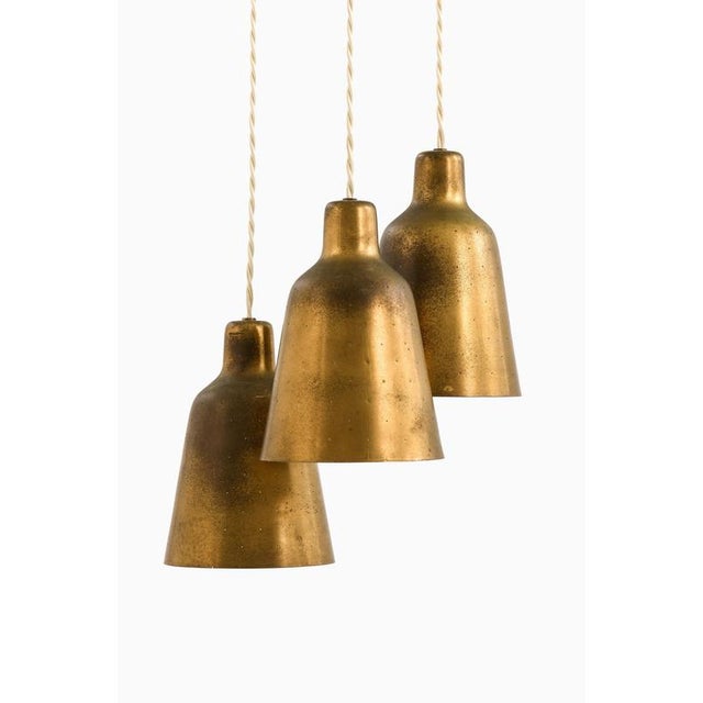 Hans Bergström Model 40 Ceiling Lamp from Hans Bergström, 1940s For Sale - Image 4 of 9