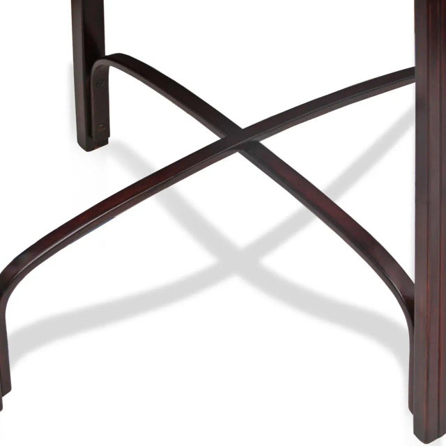 1930s Jacob & Josef Kohn Bentwood Secession Ebonized Art Nouveau Side Table for Gustav Siegel, Vienna For Sale In New York - Image 6 of 9