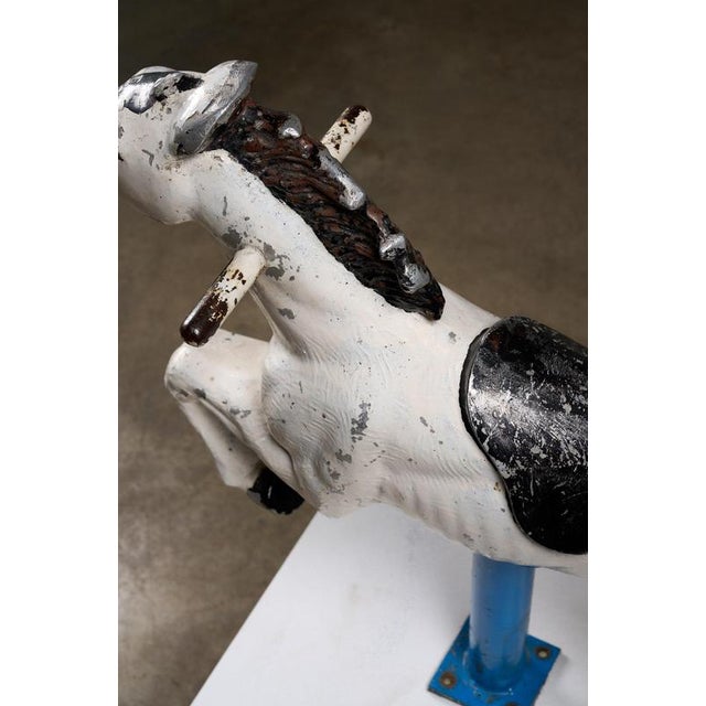 1960s Mid-Century Industrial Aluminum Carousel Horse Figure on Stand, 1960s For Sale - Image 5 of 6