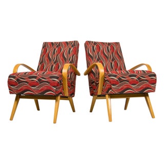 Armchairs by Jindrich Smidek, Former Czechoslovakia, 1960s, Set of 2 For Sale