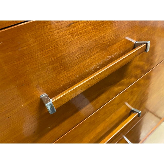 Wood 1950s Mainline by Hooker MCM Solid Cherry Bedroom Set "Manhattan Group" Line, 2 Pieces For Sale - Image 7 of 18