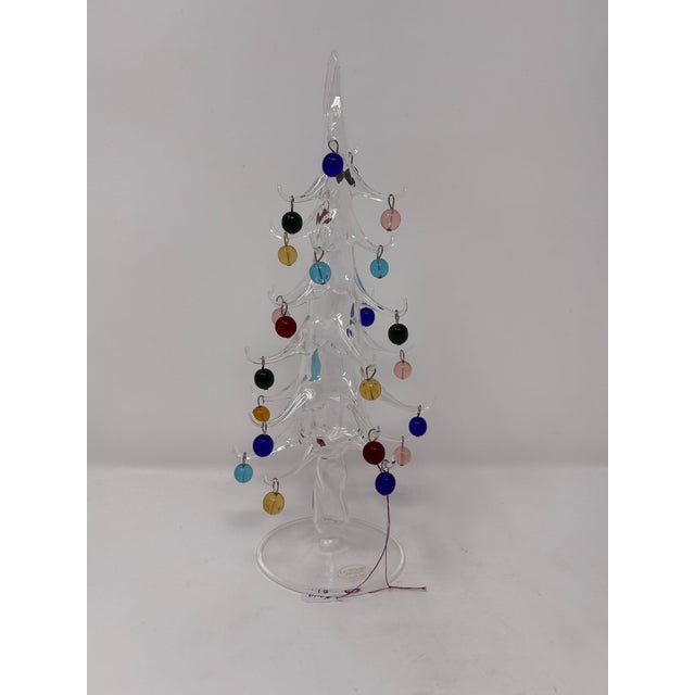 Lovely Christmas Tree made by the Artists in Murano, Italy. The bulbs can be moved and decorated the way you like....