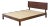 Minimalist Platform Bed- Queen in Walnut For Sale