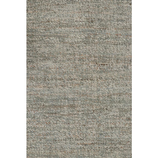 Textile 2010s Rug & Kilim’s Contemporary Jute Kilim in Tones of Gray For Sale - Image 7 of 8