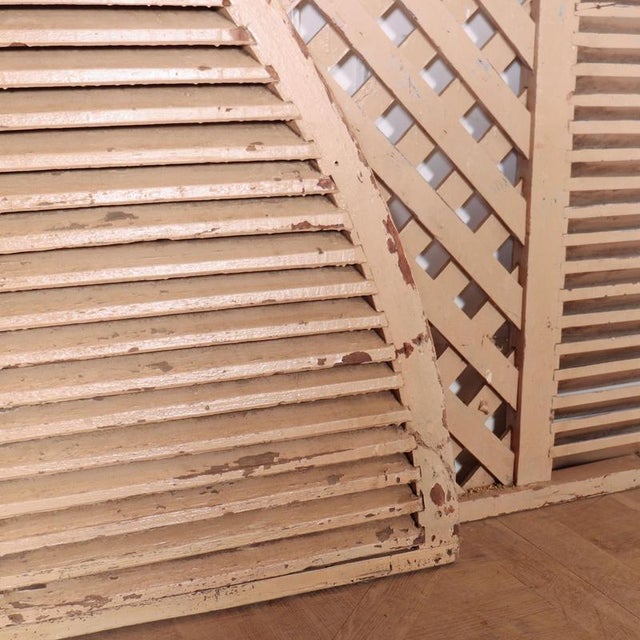 French Arched Shutters, 1890s, Set of 2 For Sale - Image 6 of 14