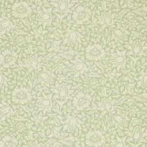 Morris & Co Mallow Wallpaper in Apple Green - a Sample