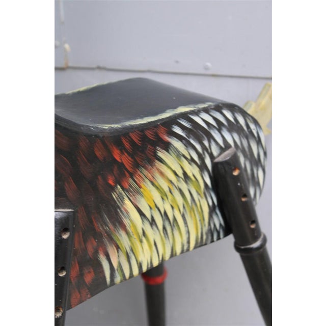 Giraffe Coat Hanger for Children's Bedroom in Lacquered Wood, 1960s, in Very Good conditions. Designed 1950 to 1959