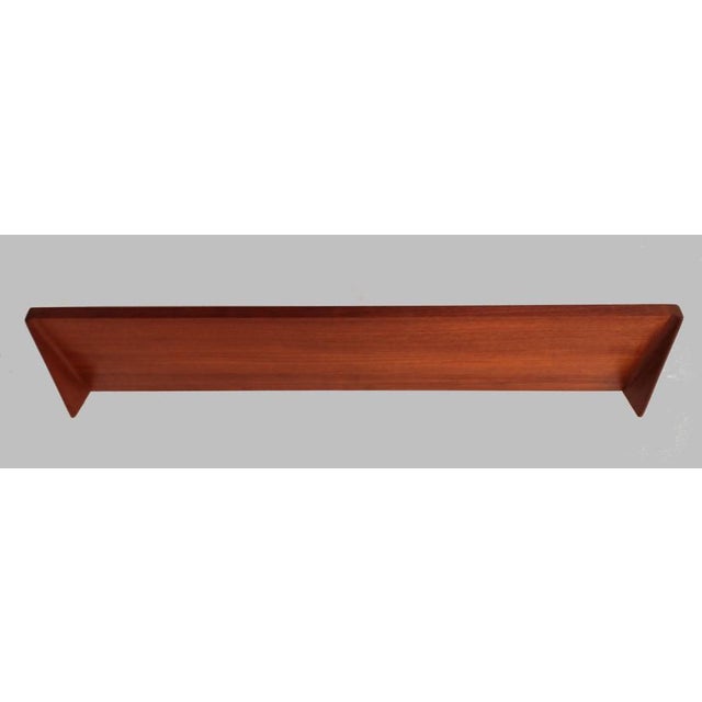 Narrow version of 1960s teak shelves for Kai Kristiansen ´wall unit by Feldballe Møbler. Additional teak shelves for Kai...