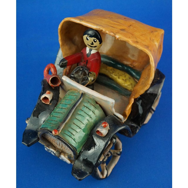 Ceramic Car by Signorelli, Rome, Italy, 1940s For Sale - Image 11 of 18
