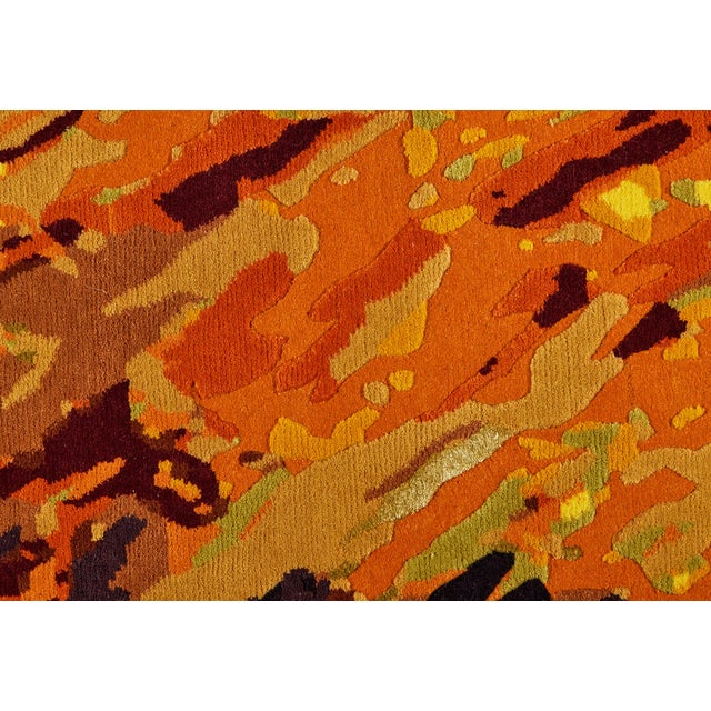 Contemporary Wool Rug by Murano Shutters For Sale - Image 3 of 6