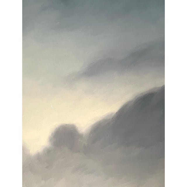 1970s Claude Sauthier, Late Afternoon at Soujet, Oil on Wood, 1970s For Sale - Image 5 of 13