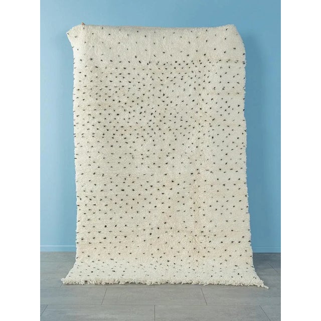 Tiny Dalmatian Berber Rug, 2010s For Sale - Image 3 of 10
