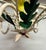 1960s Italian Tole Floral Tole Chandelier With Lilies For Sale - Image 5 of 12