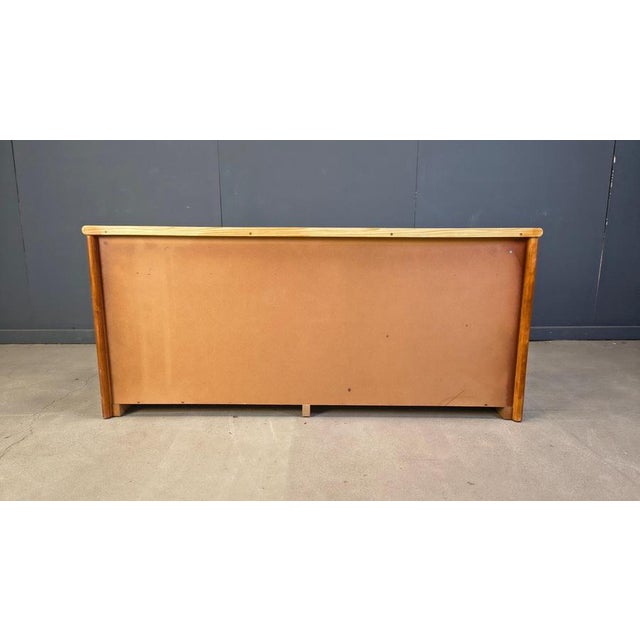 Boho Chic Vintage Rattan and Bamboo Chest of Drawers, 1970s For Sale - Image 3 of 12