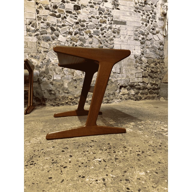 Vintage Danish Teak Nesting Tables by Mogens Kold, 1960, Set of 3 For Sale - Image 12 of 14