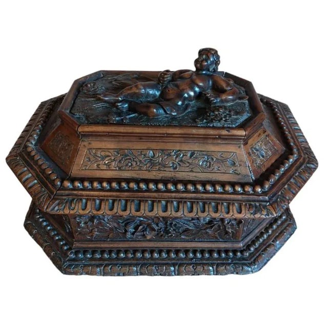 Jewelery Black Forest Box, 1820 For Sale - Image 9 of 9
