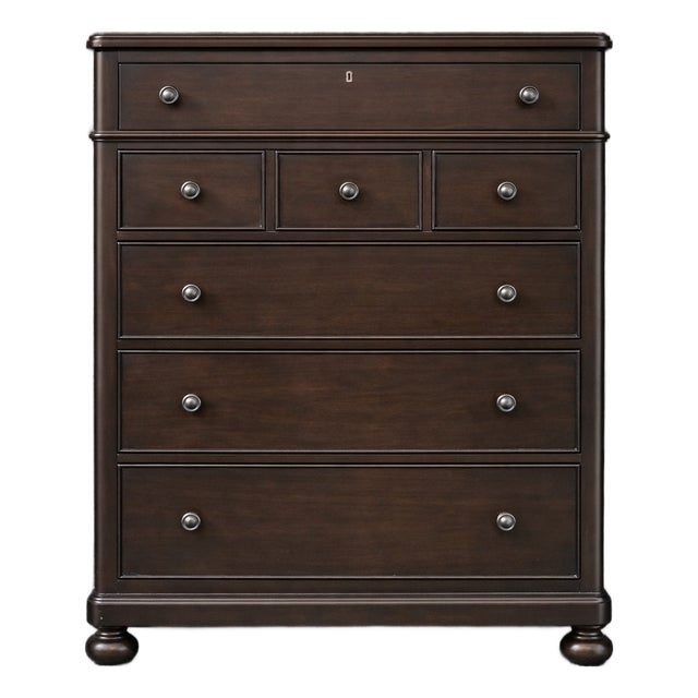 Bassett Furniture Cherry Tall Dresser For Sale
