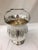 Stunning Antique Etched Engraved Silver Vase with Handle & Hallmarks. Approx Measurements 10.5" High with Handle Upright...