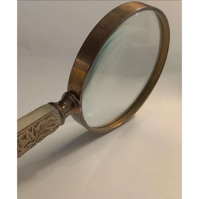 Vintage Figural Dog Head Magnifying Glass For Sale In Atlanta - Image 6 of 12
