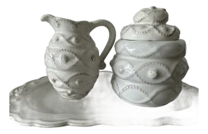 Juliska Jardins Du Monde Sugar & Creamer Set - 3 pcs