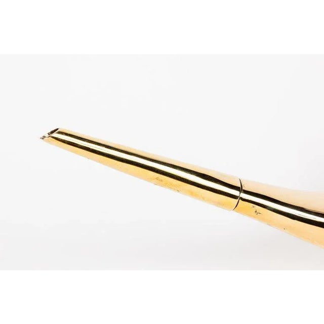 Not Yet Made - Made To Order Carl Auböck #3632 Watering Can in Polished Brass and Cane For Sale - Image 5 of 10