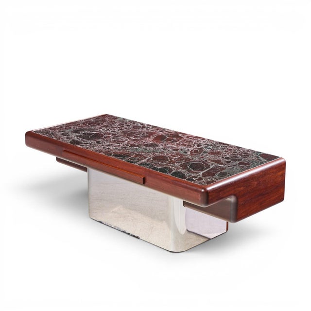 Vladimir Kagan Mid Century Marble Top Executive Desk For Sale - Image 12 of 12