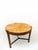 Brown Mid-Century Modern Round Walnut Drum Table in the style of Dunbar, 1950 For Sale - Image 8 of 10