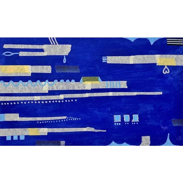 Contemporary Contemporary Mixed Media Painting, "La Brea #4" For Sale - Image 3 of 4