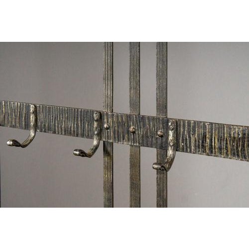 Art Nouveau Wardrobe in Iron For Sale - Image 13 of 18