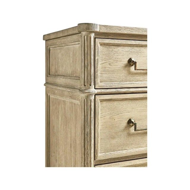 2020s French Louis XVI Style Commode - Natural For Sale - Image 5 of 6