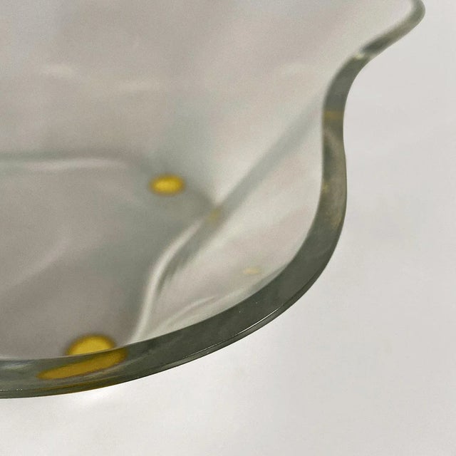 Glass Finnish Modern Glass Bowl attributed to Alvar Aalto for Iittala, 1990s For Sale - Image 7 of 11