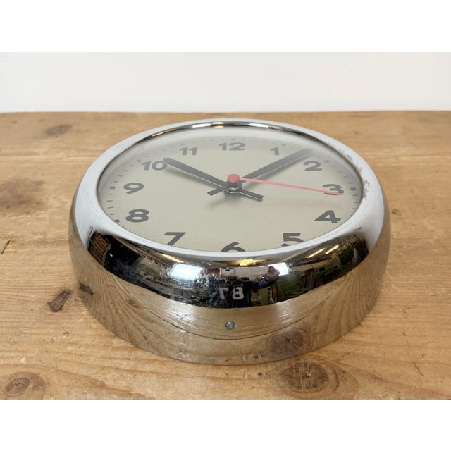 Vintage Wall Clock from Pragur, 1940s For Sale - Image 10 of 18