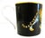 Black 1980s Halcyon Days Magnificent Wildlife Two Tiger and Two Twin Leopard Mugs - Set of Four For Sale - Image 8 of 18